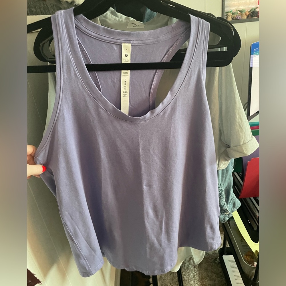 Lulu Lemon NWOT Racer Back Tank Size 8